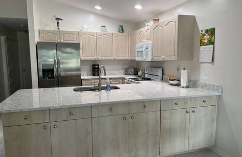Lochmoor Waterway Estates House | FULLY FURNISHED CLEAN 2/2/1 LOCHMOOR GOLF COURSE VIEW DUPLEX
