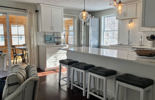 Meredith House | Fully renovated, dog-friendly home with private beach access & golf nearby