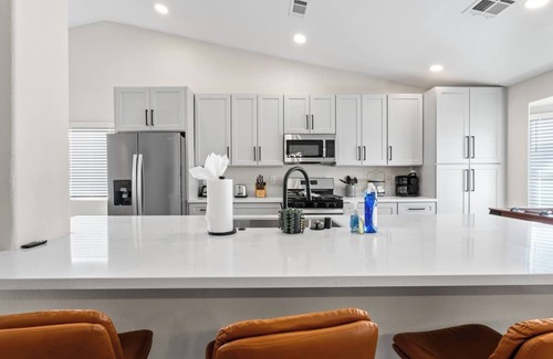 North Las Vegas House | Fun 5BR Theater, Games, and Spa!