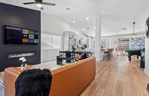 North Las Vegas House | Fun 5BR Theater, Games, and Spa!