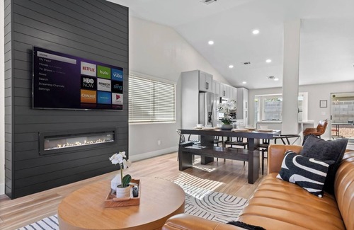 North Las Vegas House | Fun 5BR Theater, Games, and Spa!