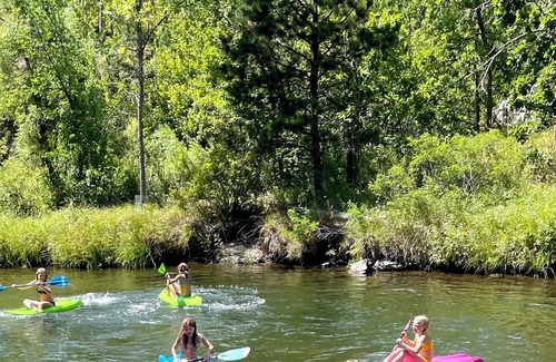 Rapid City House | Fun Historic Cabin with the Best Swimming Hole on Spring Creek