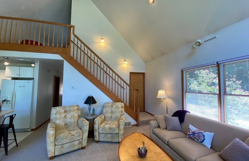 Port Sheldon House | Furnished 2-bedroom house with water views in West Olivenmonthly rental only.