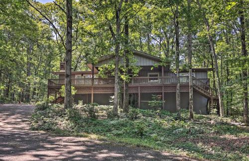 Hot Springs Village House | Furnished Deck with Views Hot Springs Cottage
