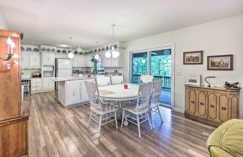 Hot Springs Village Cottage | Furnished Deck w/Views: Hot Springs Cottage