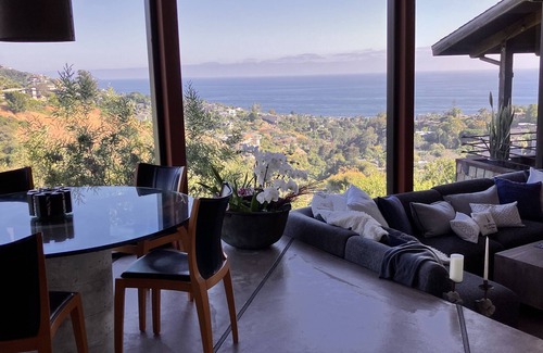 Laguna Beach House | Furnished Ocean/Canyon view Architect's sustainable home-w/elevator