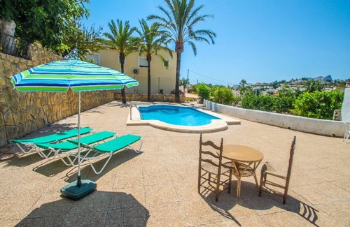 Urbanitzacio la Fustera Villa | Fustera Pedros - Getaway with pool, Mediterranean views & walk to the Beach
