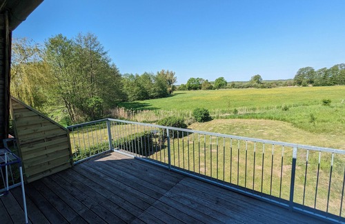 Muritz Apartment | FW Friederike am Plauer See - balcony, boat, beach, view