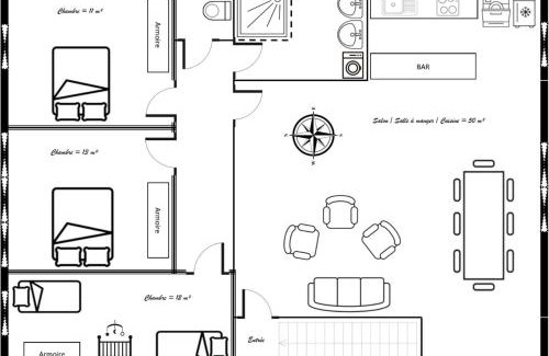 Astaillac Apartment | Gîte de France Gîte de la plaine 3 épis - Gîte de France 6 personnes MAE-0334