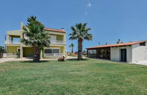 Kato Gouves Villa | Gaia 6BDR villa with private pool, garden by Hospi