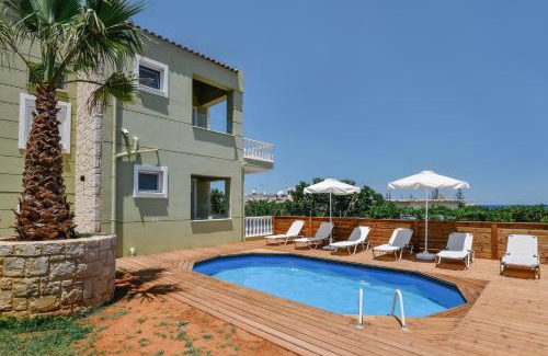 Kato Gouves Villa | Gaia 6BDR villa with private pool, garden by Hospi