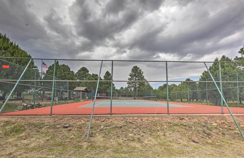 Heber Cottage | Game Room & Community Amenities: Overgaard Home!