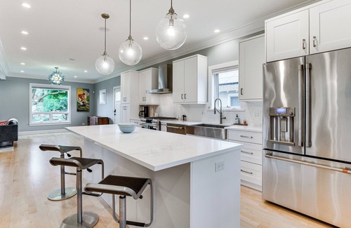 Albany Park House | Game Room, Deck & Yard: Chicago Home