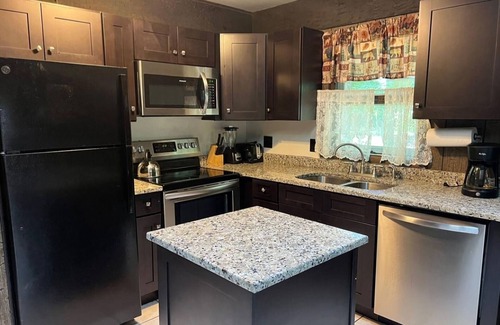 Lake Harmony Estates Cabin | Game Room, Exclusive Beach Access, Firepit, Plenty of Entertainment Space