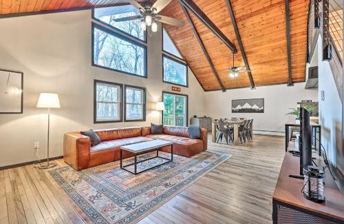 Lake Harmony Estates House | Game Room, Fire Pit and Deck Spacious Poconos Home!