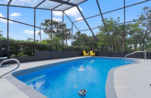 Palm Harbor House | Gameroom Canal Large Dock Pool 6 Beds