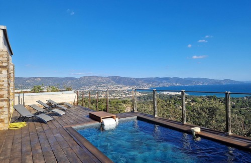 Cap Benat Villa | Gaou - Villa Oneiros, Paisible, Avec Piscine & vue mer