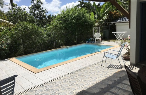 Sainte-Luce Villa | Garden apartment in villa with private pool