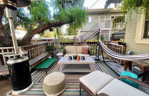 Vallejo House | Garden Suite: Private Deck, Saltwater Hot Tub & Fast Wi-Fi