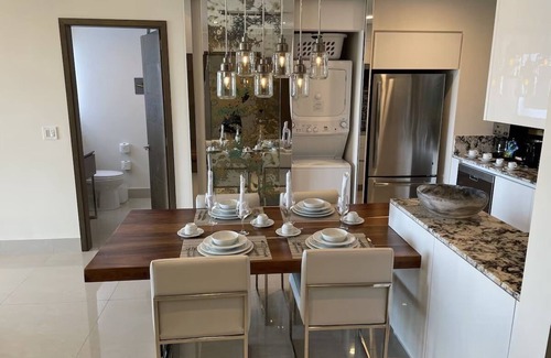 Puerto Juarez Condo | Garza Blanca 2 Bedroom Beach Suite with ocean-facing deck.