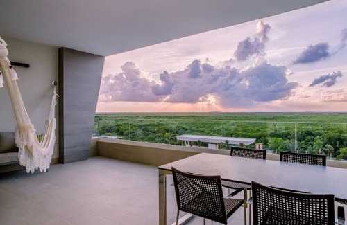 Puerto Juarez Apartment | Garza Blanca Cancun 5 Diamond Oceanfront Villa Suite - Balcony, Hammock