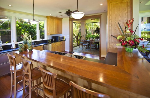 Anahola House | Gated Beachfront Estate - On the Sand -Secluded Beach safe year round TVNC-4245
