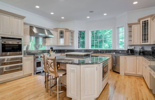 Amagansett North House | Gated Grand Estate On Two Acres, Privately Landscaped