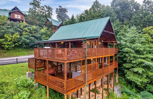 Black Bear Falls Cabin | "Geaux Bear Naked" 4/4 Cabin W/Game Room and unobstructed Views!
