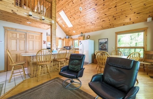 Coloma House | Gebhard Chalet - Charming, private, beachfront chalet nestled in a wooded dune on Lake Michigan