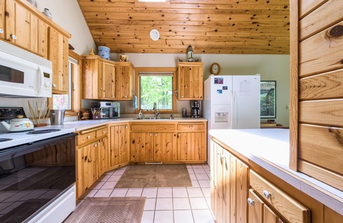 Coloma House | Gebhard Chalet - Charming, private, beachfront chalet nestled in a wooded dune on Lake Michigan
