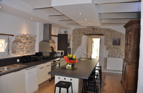 Saint-Sauveur-de-Cruzieres Villa | Genuine Cévennes farmhouse: sleeps 22, private, secure swimming pool