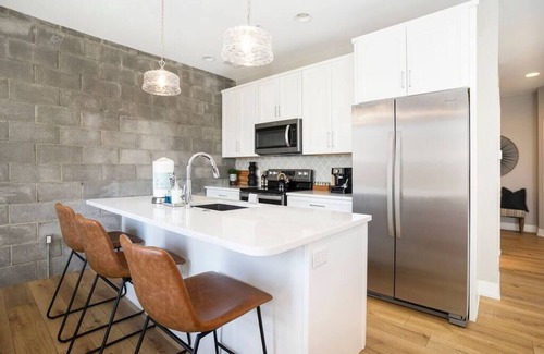 Holland Condo | George 203: Multi-Level 8th Street Condo with Private Terrace