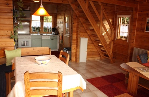 Born auf dem Darss House | Gepflegtes und Liebevoll Eingerichtetes Blockhaus "fjord" mit Eigener Terrasse