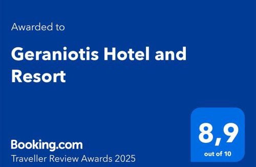 Platanias Town Hotel | Geraniotis Hotel and Resort
