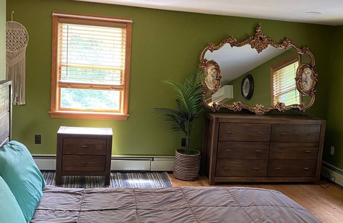 Danbury Cabin | Get away to the woods of Danbury NH in this lovely, private, dogfriendly cabin.