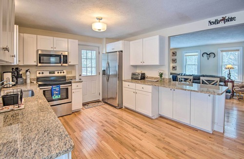 Gilford House | Gilford Home w/Forest View, by Lake Winnepesaukee