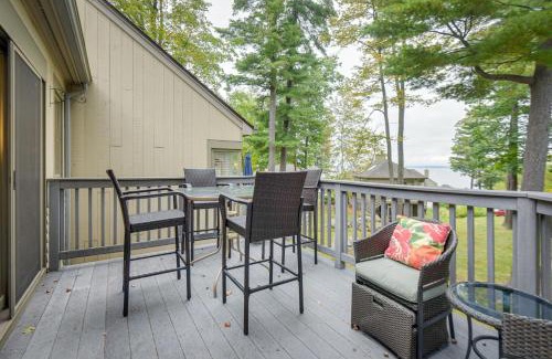 Gilford House | Gilford Townhome with Lakefront Beach and Pool Access!