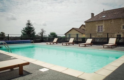 Thure Apartment | Gite pour 6 pers. avec 2 piscines dans un domaine