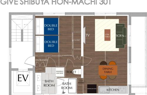 Honmachi Apartment | GIVE Shibuya Hon-Machi