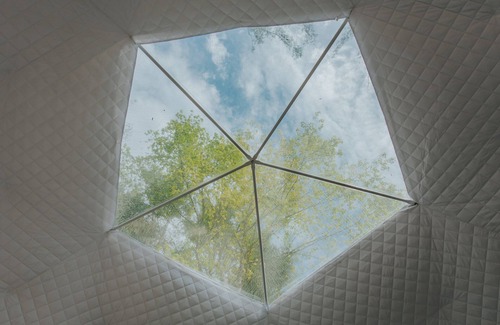 Cherry Log House | Glamp Blue Ridge - Dome 3, Tara Cotta. Escape to a dome on the falls