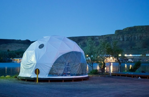 Coulee City Apartment | Glamping Dome at Blue Lake in Coulee City (site 44)