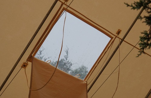 Bandera RV Rental | Glamping: Furnished Queen Bed Tent w/A/C