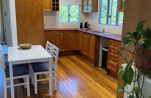 Redland Bay Cottage | Glebe Cottage with swimming pool. Pet friendly with lots of space to run.