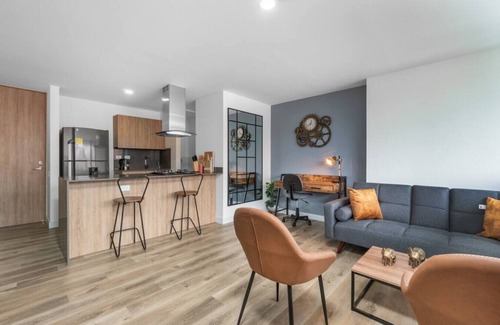La Aguacatala Apartment | Go Living 603 · Modern 1BR Apt near Milla de Oro&AC with coworking
