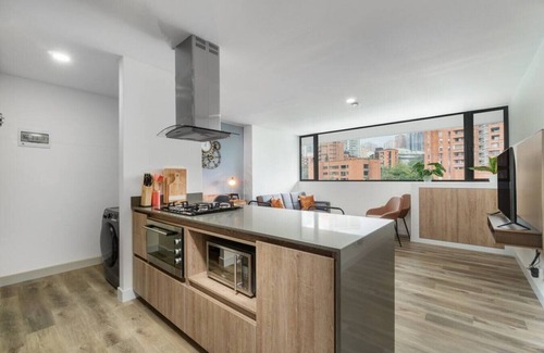 La Aguacatala Apartment | Go Living 603 · Modern 1BR Apt near Milla de Oro&AC with coworking