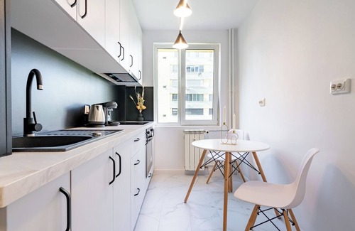 Sector 2 Apartment | Golden Glow Hideaway