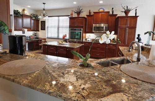 Village of Collier House | Golf Front Home, Solar Heat Pool! FREE golf cart, wifi, awesome view