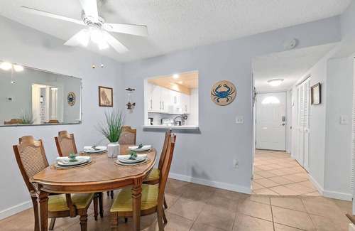 St. Augustine Beach Condo | Gone Coastal l Ground Floor Condo l Steps to Beach
