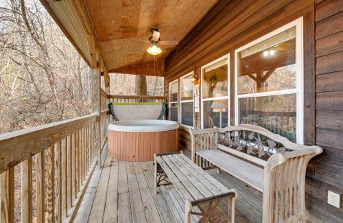 Bryson City House | Gone Hiking Bryson City Cabin with Hot Tub and Grill