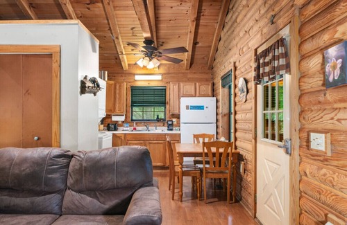 Bryson City Cabin | Good life cabin 2 · Bryson City cabin with hot tub and fire pit